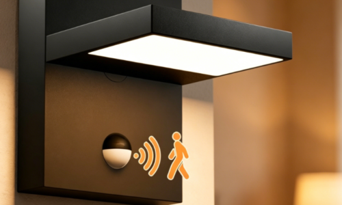 650 Lumen Outdoor Sensor Safety Light – 270° rotating head, IP65 waterproof, suitable for porches/garages/terraces/fences